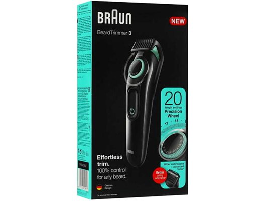 Триммер BRAUN BT3321 Black (ПИ)
